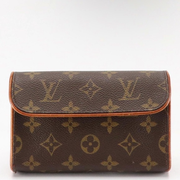 Louis Vuitton Florentine Pochette in Monogram Canvas with Vachetta Leather Belt - Picture 1 of 15